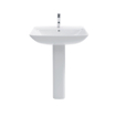 Duravit Me by starck lavabo 65x49 cm. 1x trou de robinet avec trop-plein blanc 0293421