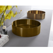 Saniclass ONE Waskom - 36x36x11cm - RVS - Geborsteld messing (goud) SW1405344