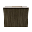 Mondiaz JOYA-DLUX Meuble de toilette 50cm - couleur Shadow - Vasque FAYE position Droite Sans trou de robinet couleur Arena SW1424802