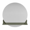 Mondiaz SPOT Miroir de salle de bains - rond 70cm - tablette de miroir - couleur Army SW1235486