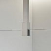 Fortifura Galeria Douche à l'italienne - 80x200cm - Clair - Bras plafond - Acier inoxydable brossé SW957688