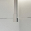 FortiFura Galeria inloopdouche - 100x200cm - helder glas - plafondarm - geborsteld RVS SW957334