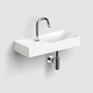 Clou Vale Lave-main 45cm avec trou pour robinet à gauche Céramique Blanc mat SW451455