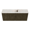 Mondiaz JOYA-DLUX 100cm toiletmeubel - kleur Shadow - Wastafel FAYE positie Midden 1 kraangat kleur Frappe. SW1422666
