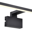 Nordlux Marlee éclairage de miroir 50x3.8x13.6cm IP44 Incl. 9.5W LED 3000K F noir SW724568