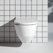 Laufen Cleanet NAVIA WC-douche 40.5x58x37cm à chasse profonde incl. abattant de WC avec couvercle et softclose céramique Blanc brillant SW258682
