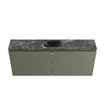 MONDIAZ TURE-DLUX Meuble WC 120cm Army. Lavabo EDEN Lava position milieu. Avec 1 trou de robinet. SW1103664