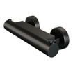 Brauer Black Edition Douchekraan opbouw - glijstang - 1 functie - 2 gladde knoppen - handdouche staaf 1 stand - mat zwart SW1164644