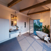 MONDIAZ ALAN - DLUX Ensemble de meuble de salle de bains - 100cm - meuble bas - Talc - 1 tiroir - lavabo suspendu - vasque à droite - 0 trous de robinet - Lava SW807861