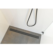 Easy Drain Compact 30 TAF Modulo caniveau de douche inox avec grille Zero+, garde d'eau 30mm 80cm profondeur d'encastrement 70mm avec évacuation latérale noir SW102750