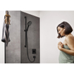 Hansgrohe Finoris afdekset douchekraan met hendel mat zwart SW651009