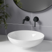 Fortifura Calvi Wastafelkraan - inbouw - inclusief inbouwdeel - mat zwart SW377837