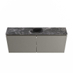 MONDIAZ TURE-DLUX Meuble de toilettes 120cm Smoke. Lavabo EDEN Lava position milieu. Sans trou de robinet. SW1104112