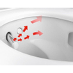 Geberit AquaClean Mera Classic WC-douche - extraction des odeurs - séchage à l'air chaud - douchette féminine - softclose - blanc brillant SW87549