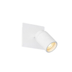 QAZQA Ducha badkamer plafondlamp - 10x10cm - 1 spot - IP44 - vierkant - mat wit SW1187231