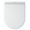 Duravit Starck 3 WC-zitting - 37x43.1x4.3cm - softclose & quickrelease - Kunststof - glans wit 0290272