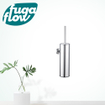 FugaFlow Efficiente Acces porte-brosse de toilette - modèle fermé - mural - rond - chrome SW1197966