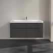 Villeroy & Boch Subway 2.0 Meuble sous lavabo 128.7x44.9x59cm avec 4 tiroirs pour lavabo encastrable 7176 130cm grey 1025037