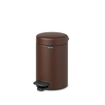 Brabantia NewIcon Pedaalemmer - 3 liter - kunststof binnenemmer - mineral cosy brown SHOWROOMMODELLEN SHOW22101