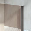 BRAUER Orion Paroi de douche à l’italienne - 90x200cm - verre bronze - revêtement en verre - PVD - Gunmetal brossé SW1476021