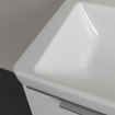 Villeroy & boch subway 3.0 meuble lavabo 60x47x16.5cm rectangle dessous non coupé sans trou de débordement blanc alpin gloss ceramic+ SW701562