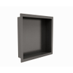 Fortifura Galeria Inbouwnis - 30x30x10cm - Geborsteld Gunmetal PVD SW798747