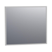 Saniclass Silhouette spiegel 80x70cm zonder verlichting rechthoek aluminium SHOWROOMMODEL SHOW18869