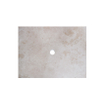 Saniclass Travertine plan sous vasque - 60x46cm - sans trous de robinet - 1 découpe pour le siphon - pierre naturelle marbrée SW1242425
