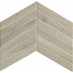 Terravito Elmare wand- en vloertegel - 7.5x45cm - 9mm - Rechthoek - Houtlook - Silver Chevron Mat SW536610
