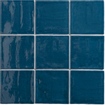 Terravito Viondo carreau mural - 13x13cm - 10mm - Carré - Bleu marine Brillant SW542671
