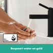 Hansgrohe finoris robinet de lavabo 110 pop up plug noir mat SW651112