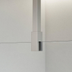 FugaFlow Eccelente Vetro Barre de renfort - plafond - pour douche à l'italienne salle de bain 125cm - inox brossé SW1123724