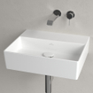 Villeroy & Boch Memento 2.0 lavabo - pour porte-serviettes 50x42cm - sans trop-plein sans trou de robinetterie blanc SW358423