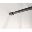 Fortifura Galeria Douche à l'italienne - 100x200cm - verre clair - Gunmetal SW876761