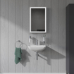 Duravit ME by Starck lave-mains 45x32cm avec 1 trou de robinet avec trop-plein avec WonderGliss blanc SW84162