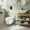 GROHE Start Robinet de lavabo - montage apparente - bec 12,1 cm - taille M - vidage à tirette - noir mat SW1126691
