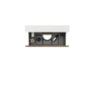 Saniclass Prime Vita Badkamermeubelset - 60x46x60cm - topblad - zonder kraangat - 2 lades - noten SW1439452