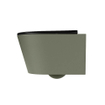 MONDIAZ LAVIE WC suspendu - 36x53cm - sans bride - Urban (noir) - softclose - quick-release - abattant WC - Army (vert) SW1208739