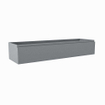 Mondiaz FOGE wastafelonderkast - 140x41x25cm - 1 lade - uitsparing links - softclose - Plata SW1015682