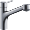 Hansgrohe Talis S keukenkraan met uittrekbare handdouche chroom 0450575