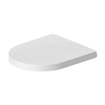 Duravit ME by Starck Abattant WC - 43,8x37,4x4cm - compact - softclose - déclipsable - blanc mat soyeux SW1204381