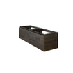 HR badmeubelen matrix meuble sous lavabo 140 cm 2 tiroirs - poignée en couleur espresso SW530189