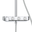 GROHE Euphoria smartcontrol Regendoucheset Opbouw - hoofddouche vierkant 31cm - handdouche staaf - chroom SW209453