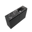 MONDIAZ TURE-DLUX Meuble toilette - 80cm - Urban - EDEN - vasque Lava - position droite - 1 trou de robinet SW1103634