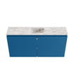 MONDIAZ TURE-DLUX 100cm meuble de toilette Jeans. EDEN lavabo Glace position milieu. Avec 1 trou de robinet. SW1103314