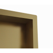 Sawiday Uni inbouwnis 30x30x10cm Geborsteld Messing PVD (Goud) OUT13025