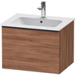 Duravit D-neo Meuble sous vasque 61x46.2x44cm 1 tiroir Noyer mat SW640601