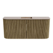 Mondiaz JOYA-DLUX Meuble de salle de bains 93,2cm - arrondi gauche et droite couleur Dusk - Vasque FAYE position Milieu 1 trou de robinet couleur Saba. SW1426100