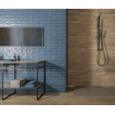 Terravito Pavero carreau mural - 7,5x30cm - Rectangle - 8,6mm - bleu marine mat SW359858