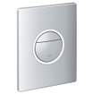 GROHE Nova Cosmopolitan Light plaque de commande WC double chasse verticale horizontale incluant éclairage LED chromé 0434147